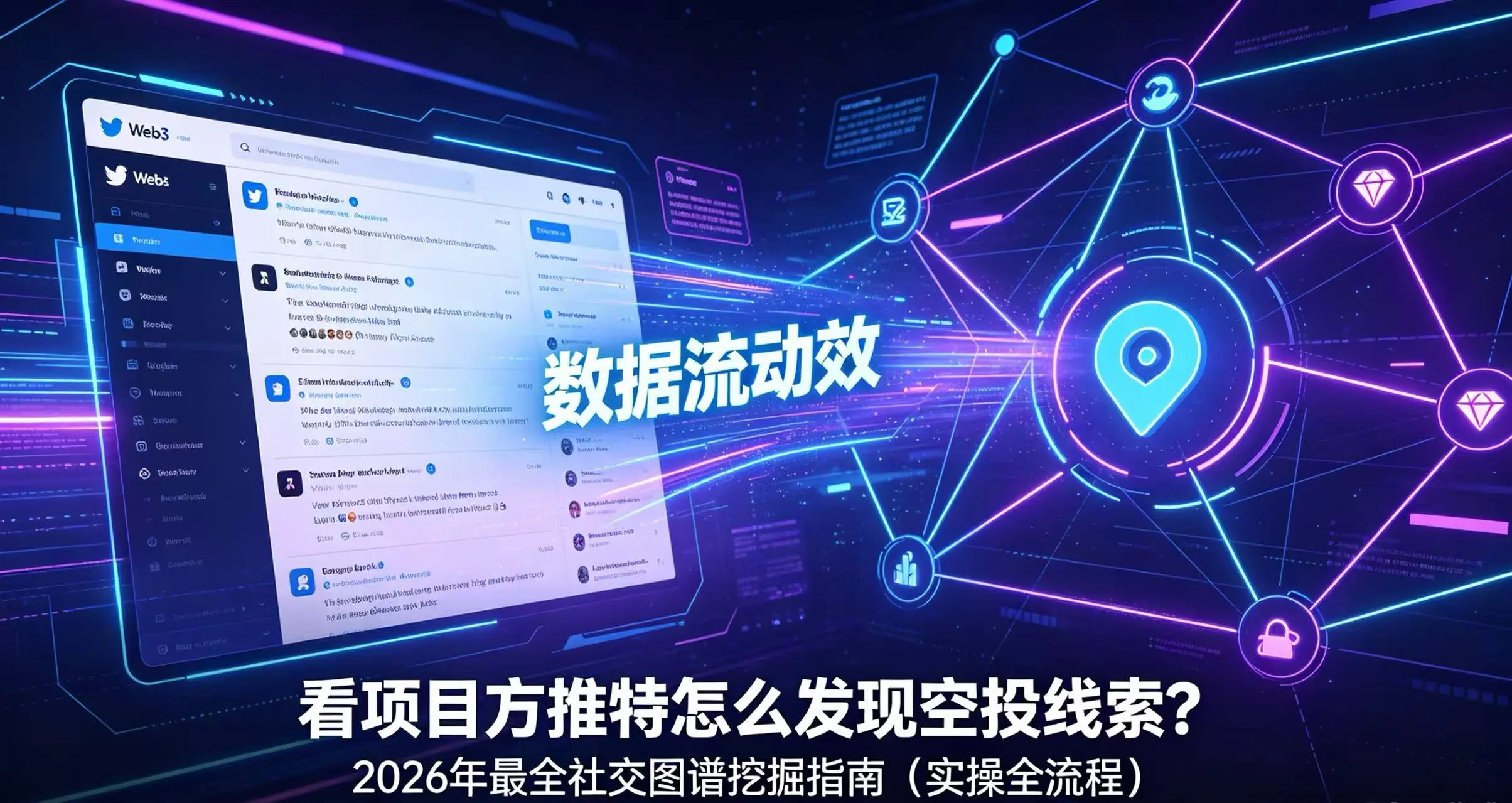 看项目方推特找空投线索：2026年实操全流程