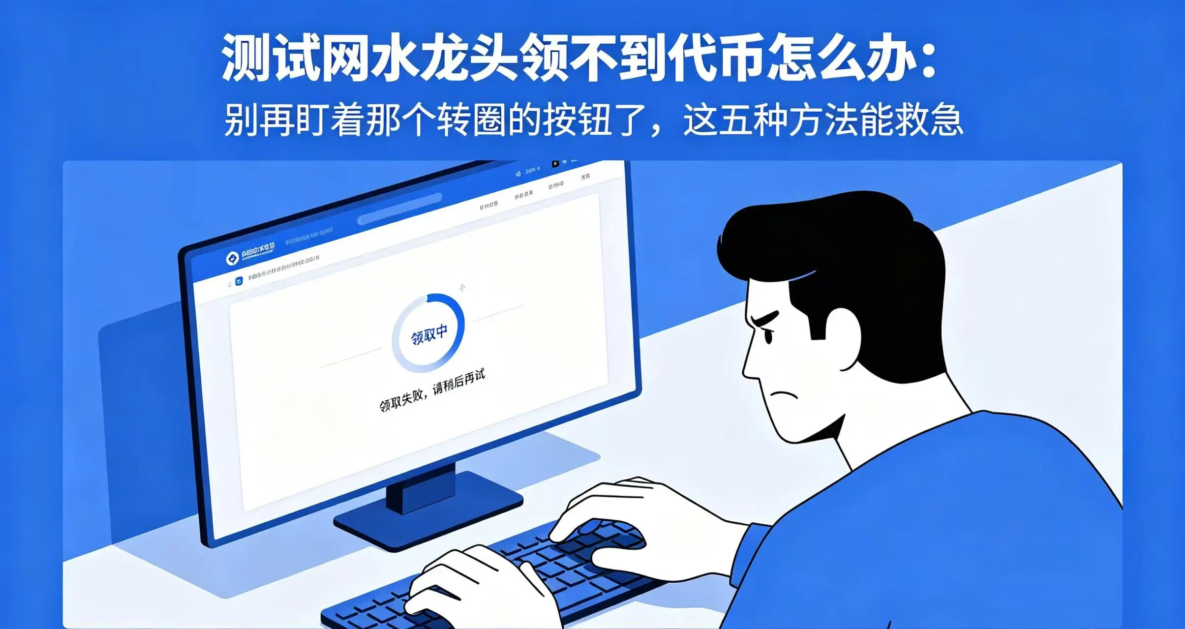 测试网水龙头领不到代币怎么办?