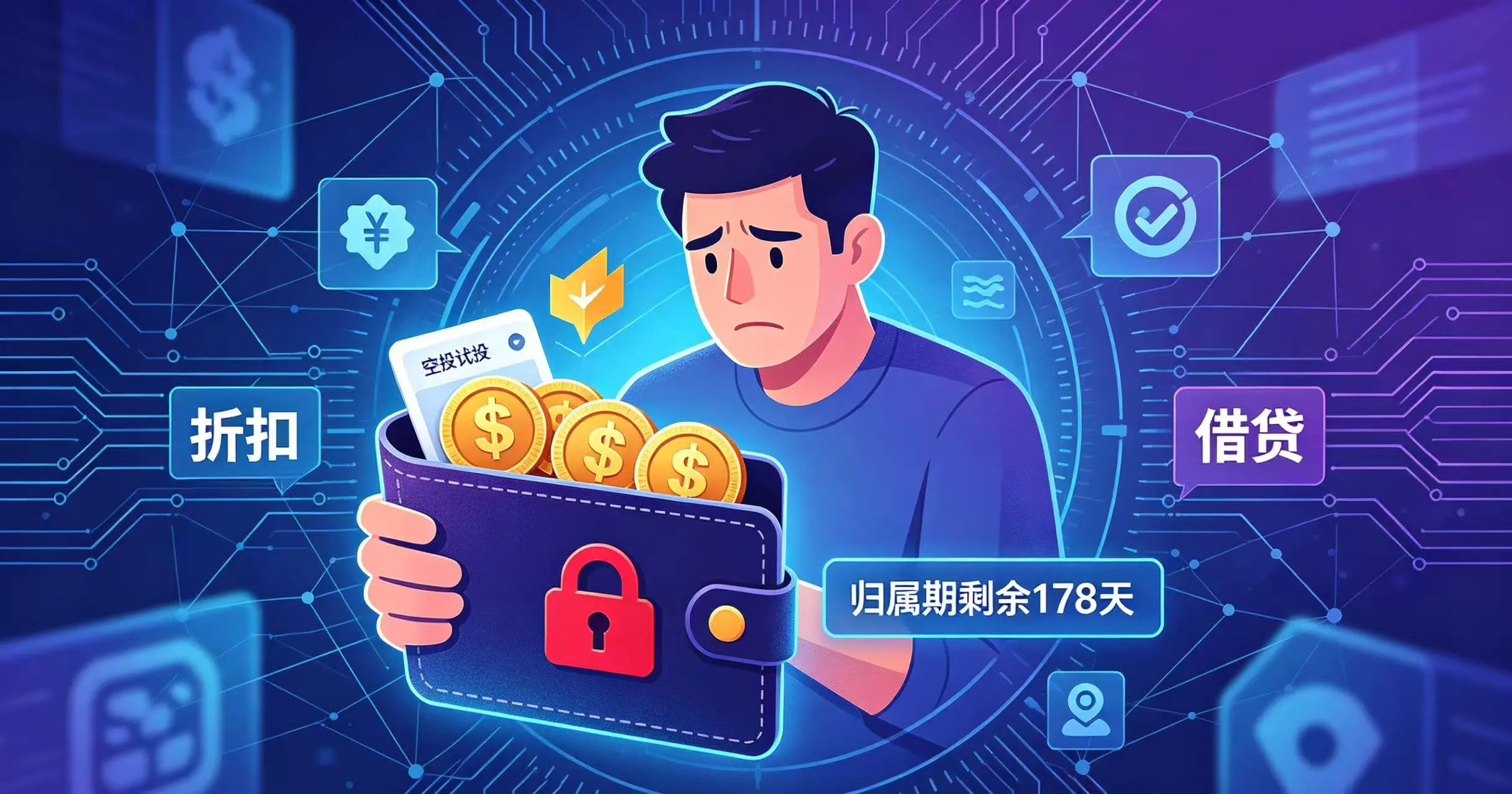空投代币有归属期能提前解锁吗?