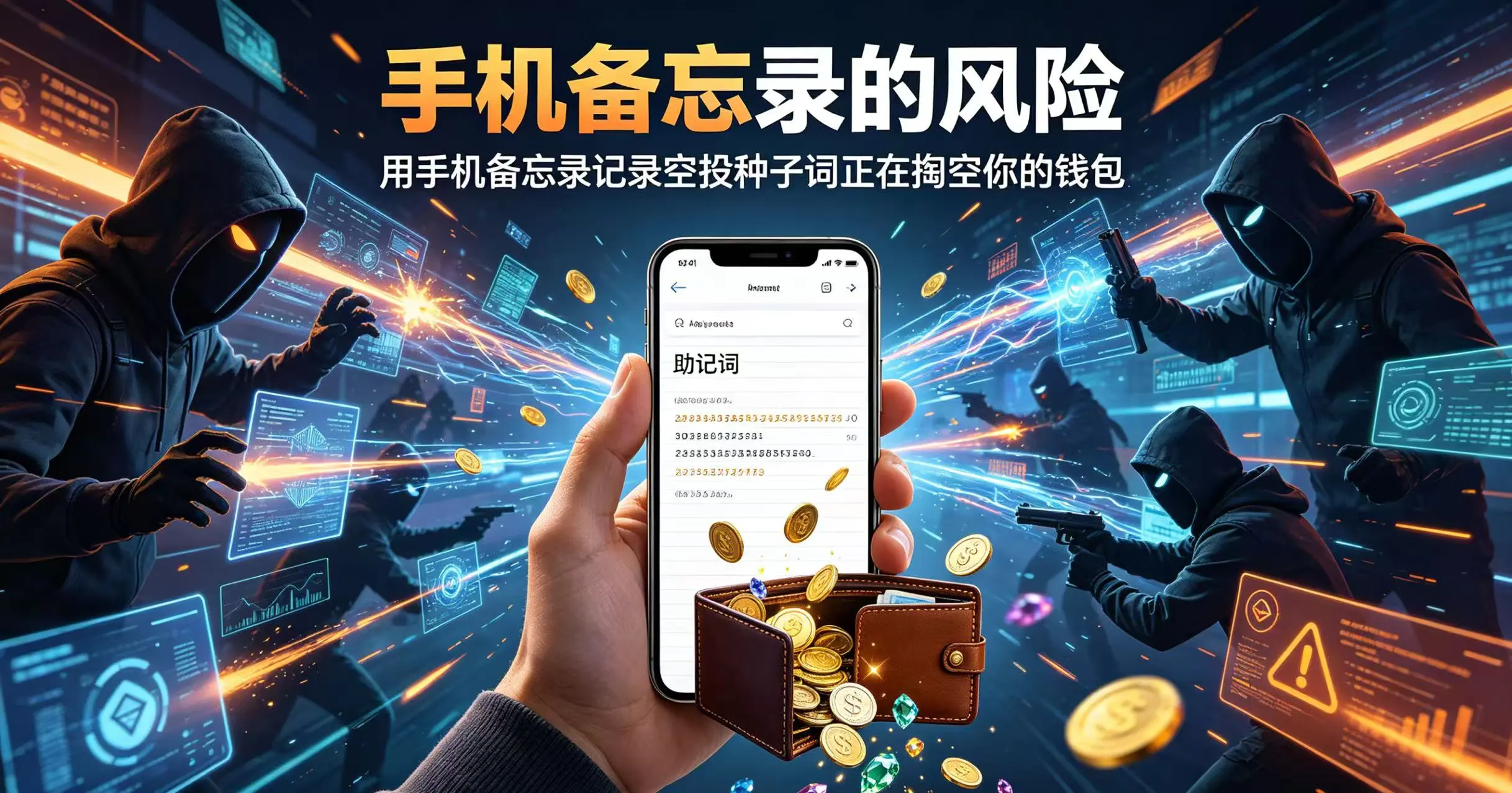 用手机备忘录记录空投种子词?
