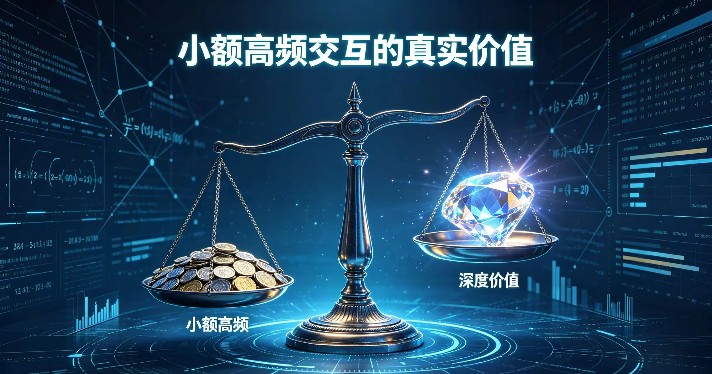 只做小额高频交互有优势吗?