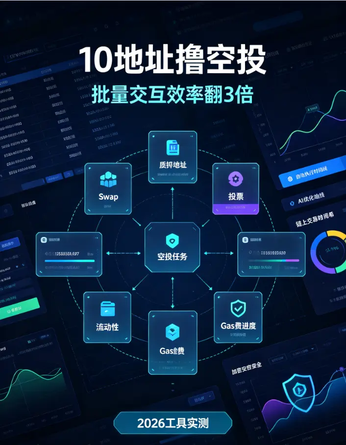 同时管理10个地址撸空投?这些批量交互工具让你的效率翻3倍