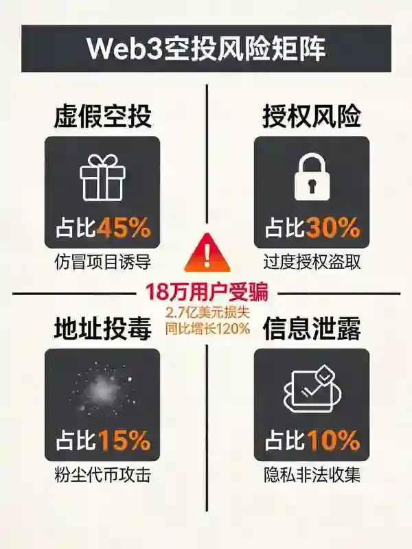 比安关联 Web3空投风险提示，远离空投骗局与资产安全隐患
